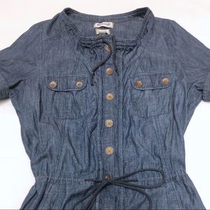 Madewell Medium Dress Chambray Short Sleeve